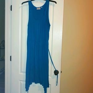 Avenue - Blue Sleeveless Summer Dress